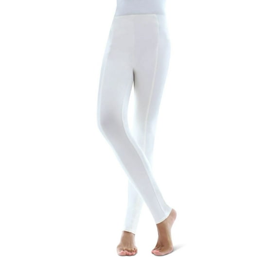 MeMoi Women's Kudro Exposed Waist Leggings - Womens - Female (Medium/Large, Ivory)