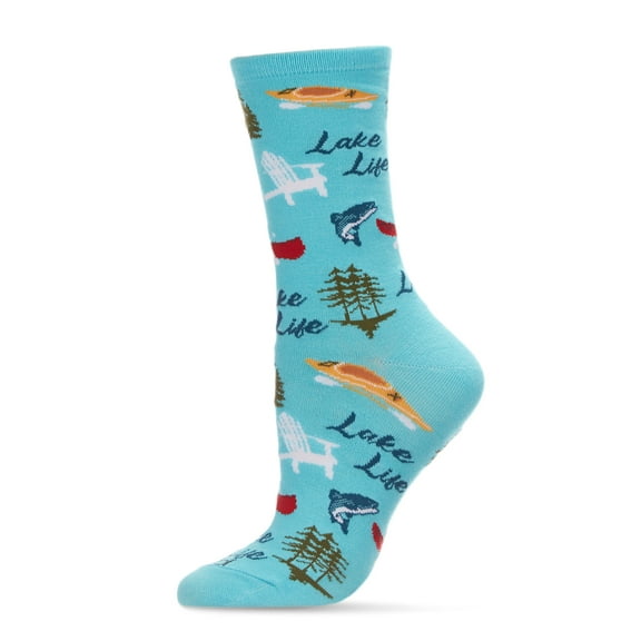 MeMoi Lake Life Bamboo Blend Crew Sock - Mens - Male