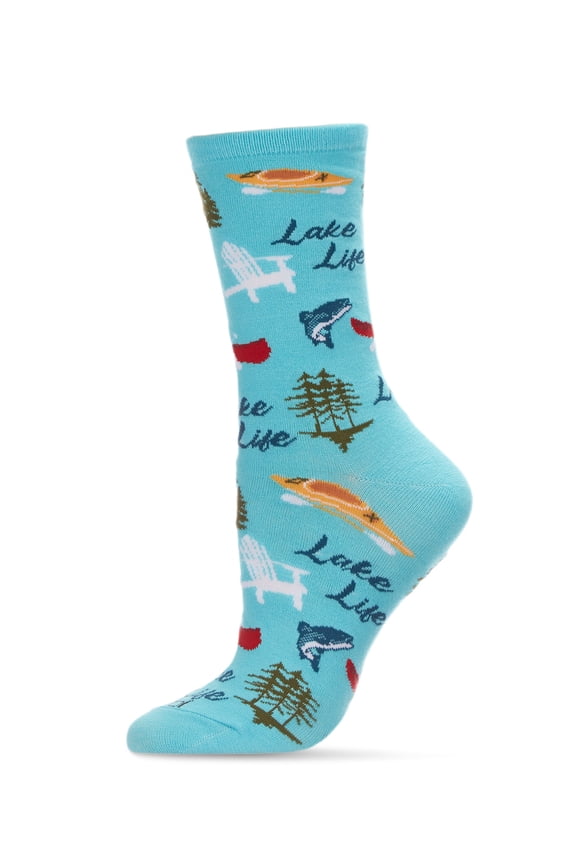 Lake Life Bamboo Blend Crew Sock - Mens - Male