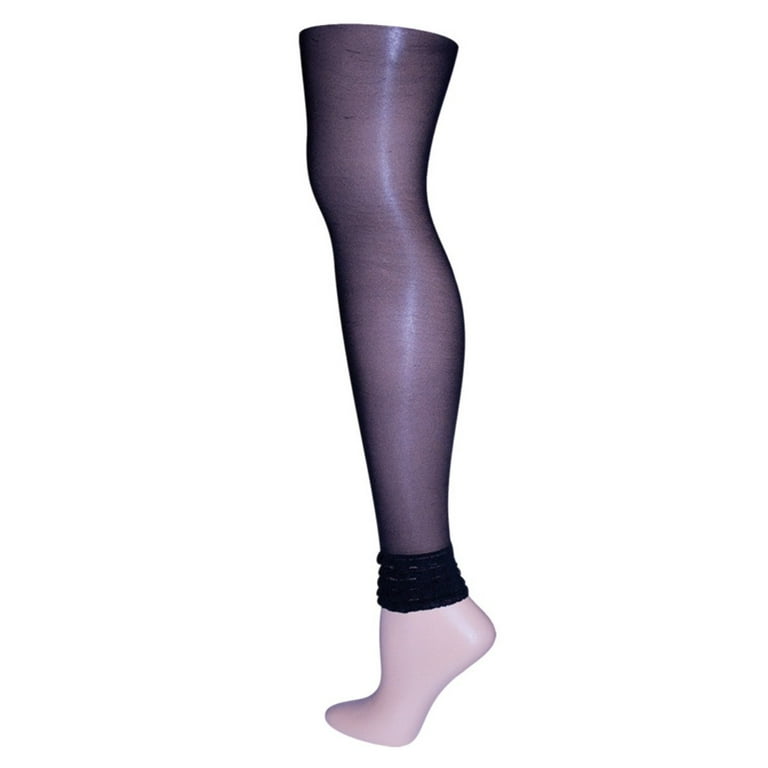 MeMoi Layered Ruffles Sheer Footless Tights Mens Male