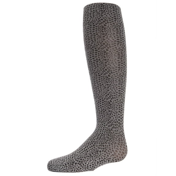 MeMoi Leaping Leopard Opaque Nylon Tights - Girls - Female, 4-6, Black