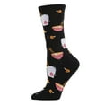 thumbnail image 1 of MeMoi Let's Order Takeout Bamboo Blend Crew Socks - Mens - Male, 1 of 8