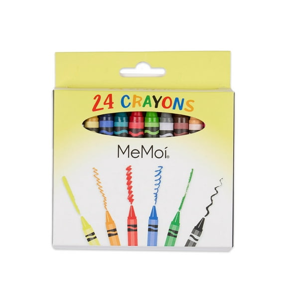 MeMoi MeMoi 24 Pack Crayons, One Size, Assorted Colors