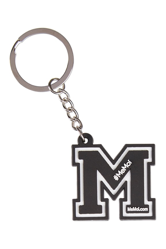 "M" Split Ring Keychain