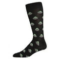 thumbnail image 1 of MeMoi Men's Alien Invasion Bamboo Blend Novelty Crew Sock - Mens - Male, 10-13, Royal Blue, 1 of 7
