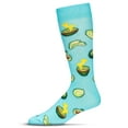 thumbnail image 1 of MeMoi Men's Avocado Bamboo Crew Socks - Mens - Male, 10-13, Seafoam, 1 of 3