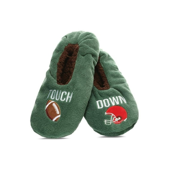 MeMoi Men's Football Sherpa Lined Slippers - Mens - Male