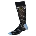thumbnail image 1 of MeMoi Men's "Mazel Tov" Rayon Blend Novelty Crew Sock - Mens - Male, 10-13, Navy, 1 of 3