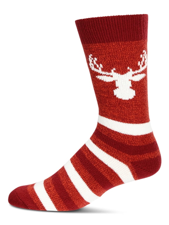 Men's Moose Buttersoft Cozy Crew Socks - Mens - Male, 10-13, Rust