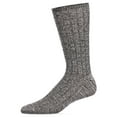 thumbnail image 1 of MeMoi Men's Twisted Texture Soft Marled Everyday Boot Sock - Mens - Male, 10-13, Black, 1 of 3