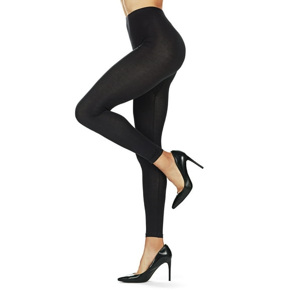 MeMoi Women's High-Waist Modal Long Johns - Womens - Female, Medium, Naturel