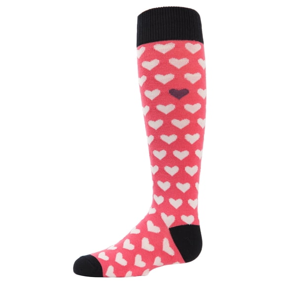 MeMoi Multi-Hearts Knee-High Socks - Girls - Female