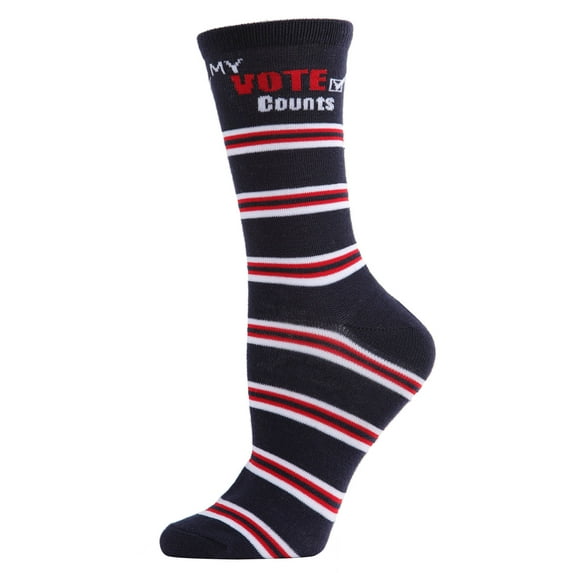 MeMoi My Vote Counts Men's Crew Socks