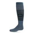 thumbnail image 1 of MeMoi OMG Cotton Blend Knee High Sock - Girls - Female, 8, Med Denim Heather, 1 of 7