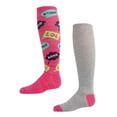 thumbnail image 1 of MeMoi  2 Pair Pack OMG LOL Knee High Socks - Girls - Female, 9-11, Assorted, 1 of 7