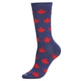 thumbnail image 1 of MeMoi Oh Canada Bamboo Blend Crew Socks - Mens - Male, 1 of 2