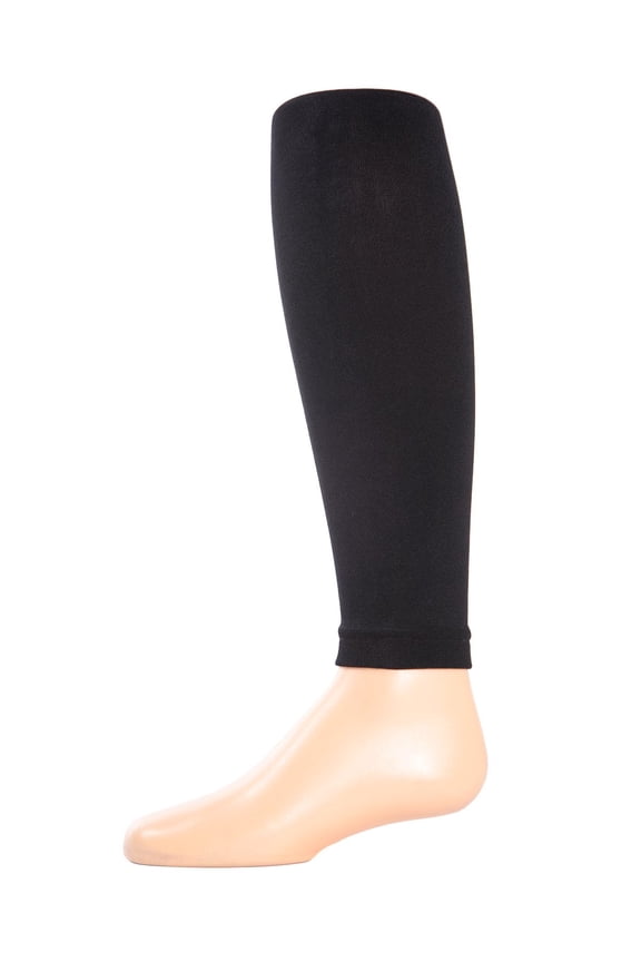 Opaque Nylon Footless Tights - Girls - Female, 4-6, Black