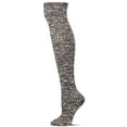 thumbnail image 1 of MeMoi Overcast Marled Rib Over the Knee Socks - Womens - Female, One Size, Dark Sapphire, 1 of 4