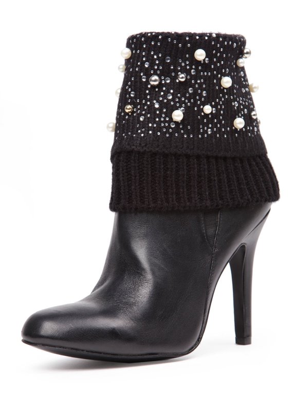 Women's Oya Bejeweled Boot Toppers - Womens - Female, One Size, Black