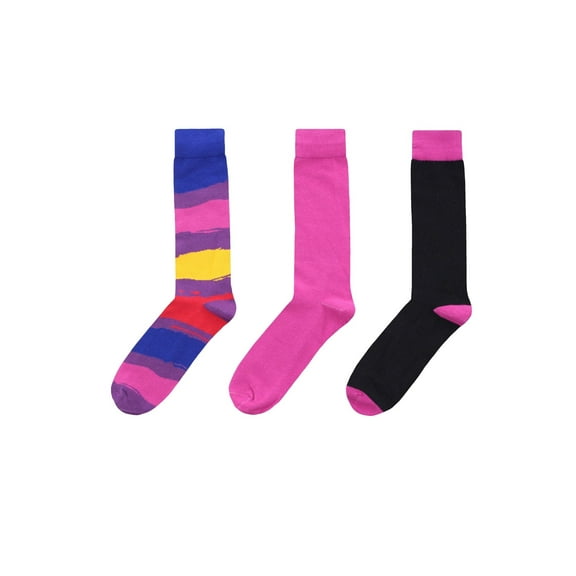 MeMoi Paint Block Crew 3 Pair Pack 10-13 / Grape