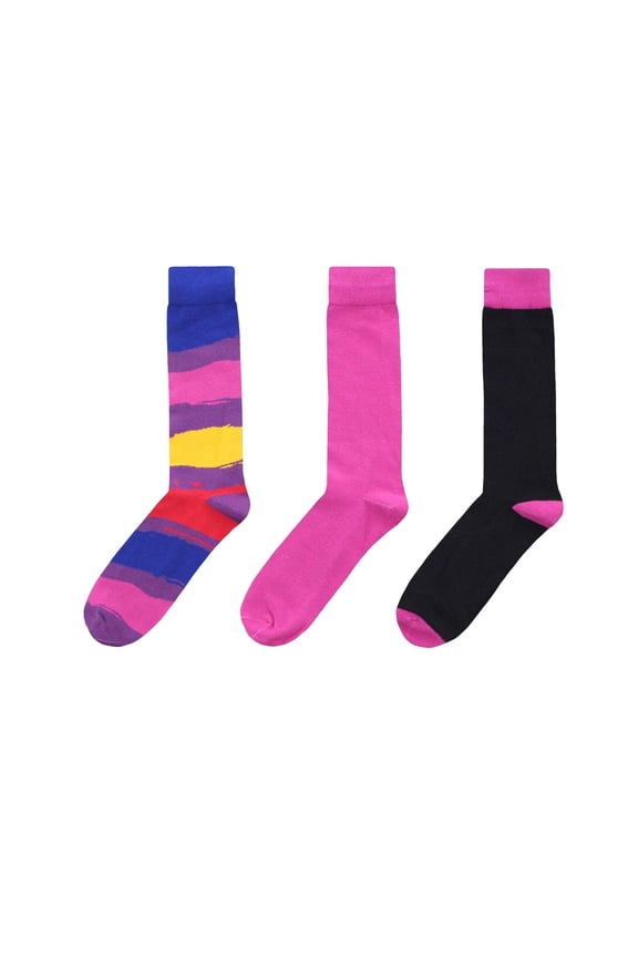 Paint Block Crew 3 Pair Pack 10-13 / Grape