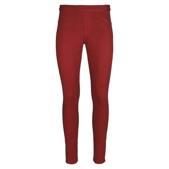 MeMoi Pants-Style Cotton Blend Leggings - Womens - Female (Large/X-Large, Tawny Port)