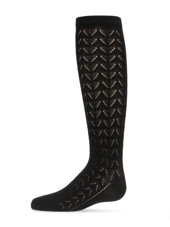 Pelerine Cotton Blend Knee High Socks - Girls - Female, 2, Latte