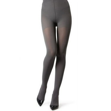 MeMoi Perfectly Opaque Tights Large-X-Large Charcoal