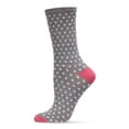 thumbnail image 1 of MeMoi Pin Dot Bamboo Blend Crew Sock - Mens - Male, 1 of 3