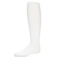 thumbnail image 1 of MeMoi  Pique Chain Pima Cotton Tights - Girls - Female, 10-12, White, 1 of 7