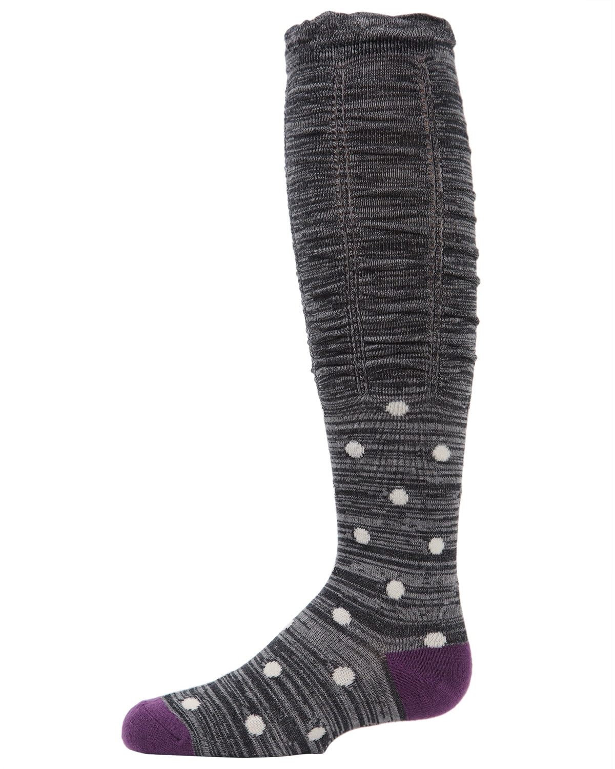 MeMoi Polka Dot Ruffle Knee High Socks - Girls - Female - Walmart.com