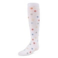 thumbnail image 1 of MeMoi Polka Point Cotton Blend Knee Socks - Girls - Female, 6, White, 1 of 7