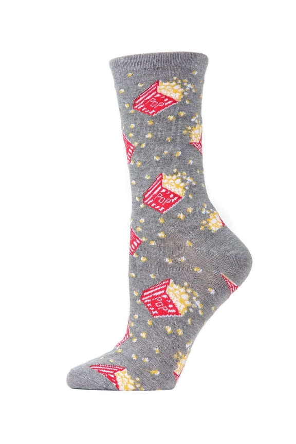 Popcorn Bamboo Blend Crew Socks - Mens - Male
