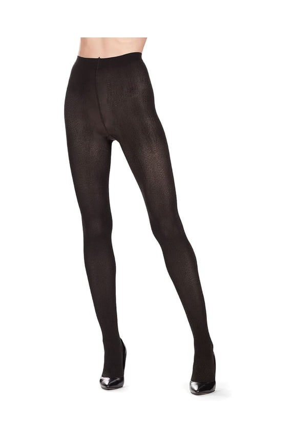 Pretty in Python Breathable Opaque Tights - Womens - Female (Small/Medium, Black)