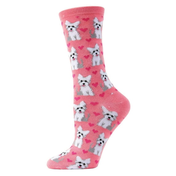 MeMoi Puppy Love Bamboo Blend Crew Socks - Mens - Male