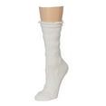 thumbnail image 1 of MeMoi Raised Polka Dot Cotton Blend Crew Sock - Womens - Female, 1 of 2