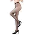 thumbnail image 1 of MeMoi Rhinestone Mini-Fishnet Tights - Womens - Female (Small/Medium, Black), 1 of 2