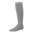 thumbnail image 1 of MeMoi  Ribbed Gemstone Knee High Socks - Girls - Female, 8, Medium Gray Heather, 1 of 8
