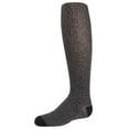 thumbnail image 1 of MeMoi Ribbed Shimmer Cotton Blend Tights - Girls - Female, 8, Charcoal, 1 of 4