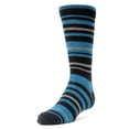 thumbnail image 1 of MeMoi Rings and Rungs Cotton Blend Striped Socks - Boys - Male, 8-9, Navy, 1 of 7