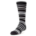 thumbnail image 1 of MeMoi Rings and Rungs Cotton Blend Striped Socks - Boys - Male, 8-9, Black, 1 of 7