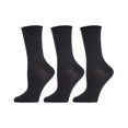 thumbnail image 1 of MeMoi Roll Top Buttersoft Crew 3 Pair Pack - Womens - Female, 1 of 2