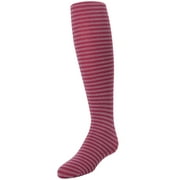 MeMoi Rows on Rows Girls Striped Tights - Girls - Female, 10-12, Black