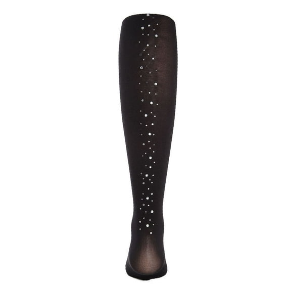 MeMoi Runway Ready Rhinestone Tights - Girls - Female, 4-6, Black