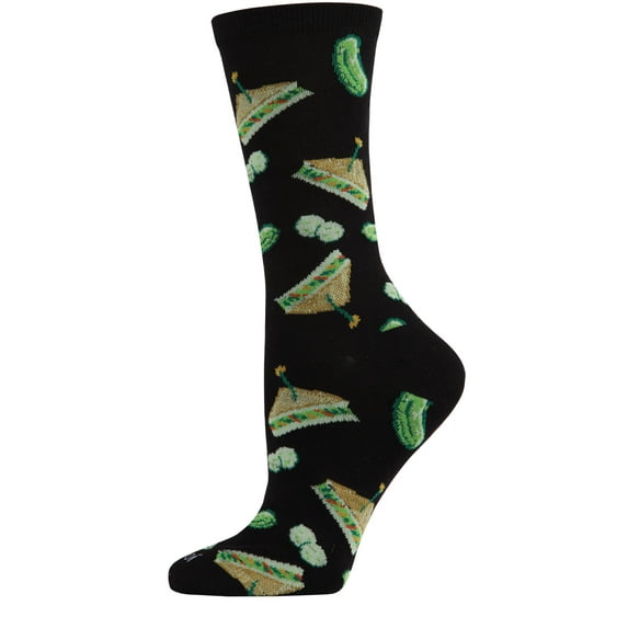 MeMoi Sandwiches Bamboo Blend Crew Socks - Mens - Male