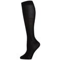 thumbnail image 1 of MeMoi School Socks Knee High Socks | MeMoi Plain Knee High Socks for Girls 9-11 / Black SP 1019, 1 of 3