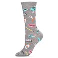 thumbnail image 1 of MeMoi School Supplies Bamboo Blend Crew Socks - Mens - Male, 1 of 3