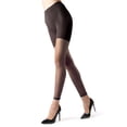 thumbnail image 1 of MeMoi Sheer Footless Capri Shaper Tights - Womens - Female, Large, Black, 1 of 8