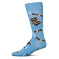 thumbnail image 1 of MeMoi Smoker's Delight Cigar Bamboo Blend Men's Socks - Mens - Male, 10-13, Blue, 1 of 12