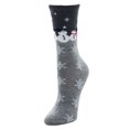 thumbnail image 1 of MeMoi Snowman & Snowflake Crew Socks - Womens - Female, 1 of 2